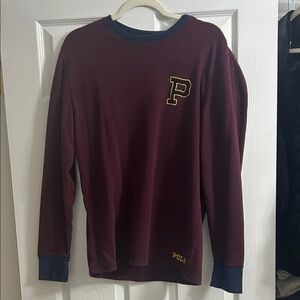 Polo Ralph Lauren Maroon Long Sleeve Shirt